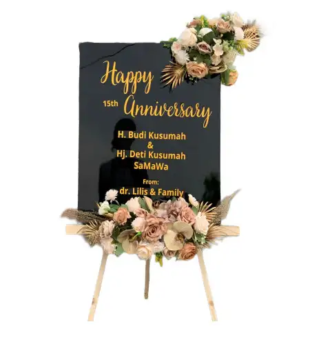 Papan Bunga Akrilik Long Mesangat